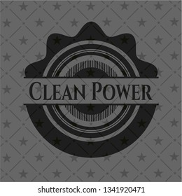Clean Power dark emblem