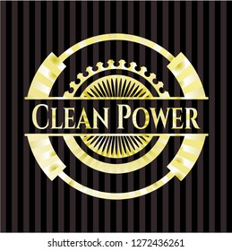 Clean Power gold emblem