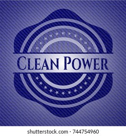 Clean Power with jean texture