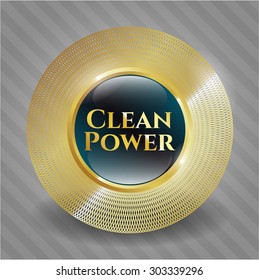 Clean Power shiny badge