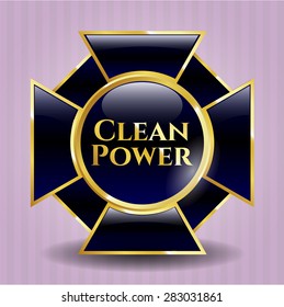 Clean Power shiny emblem
