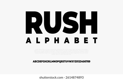 Clean Powerful Display Typeface EPS
