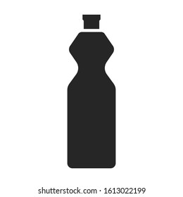 Clean product vector icon.Black vector icon isolated on white background clean product.