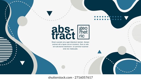 Diseño de fondo abstracto limpio y profesional. Fondo abstracto artístico. Diseño de Formas fluidas y líquidas