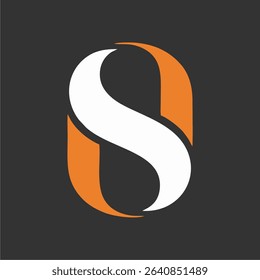 Clean and professional abstract S lettermark with sharp edges and modern flow. Suits business, software, and digital agencies.