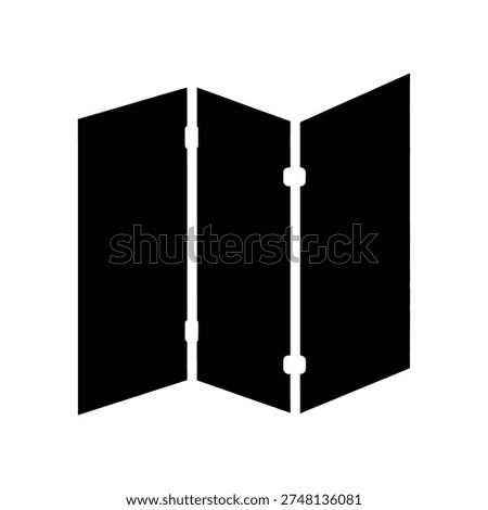 Clean and professional black open book mockup with minimalist design, ideal for branding, publishing, and digital templates.