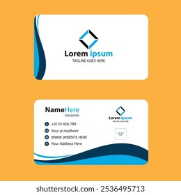 Clean and professional business card