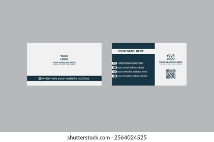 Clean and Professional Business Card Design