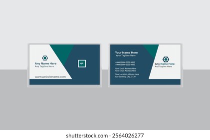 Clean and Professional Business Card for Entrepreneurs