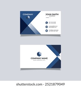 Clean and Professional Business Card Layout