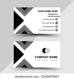 Clean professional business card template