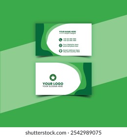 Clean professional business card template