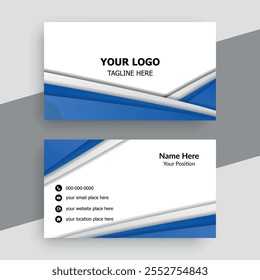 Clean professional business card template