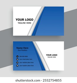 Clean professional business card template