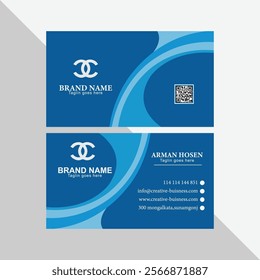 Clean professional business card template