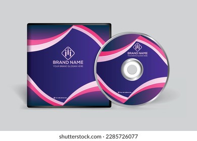 Clean professional CD cover template