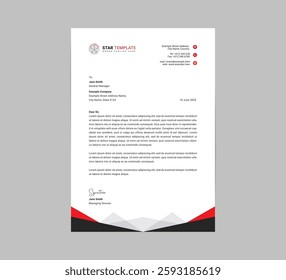 Clean and professional corporate company business letterhead template design. Stationery, Letterhead, Letter head, Vector illustration