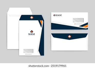 Clean professional creative envelope template