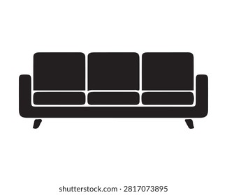 Clean, professional seating big sofa.