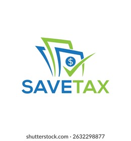 Clean and professional Tax logo featuring a calculator, checkmark, or financial graph icon, ideal for tax services, accounting firms, and financial consultants focused on accuracy and trust.
