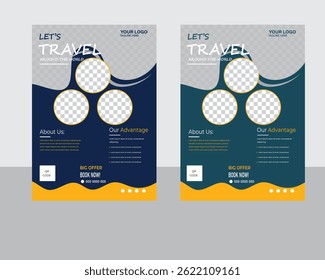 Clean and Professional Travel Flyer Design, Fully Editable