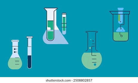 A clean and professional vector icon of a laboratory, perfect for science, research, and medical projects. Ideal for use in apps, websites, and branding related to scientific studies and healthcare