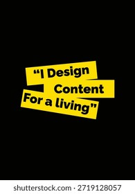 A clean, professional vector illustration representing digital content concepts through modern typography and design.