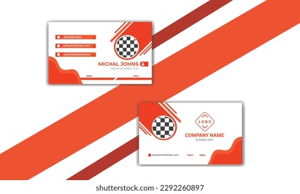 Clean and Professional Visiting Card Template Design