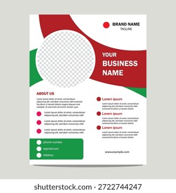 Diseño de volante promocional limpio con enfoque visual. Un diseño de volante promocional limpio creado con un fuerte enfoque visual y claridad. El diseño resalta el contenido esencial mientras mantiene un flujo de lectura suave. Los marcadores de posición de Imagen y las secciones de texto se organizan para Asistencia una comprensión rápida del mensaje. Adecuado para carteles, promociones digitales y folletos impresos. La estructura adaptable permite una fácil personalización manteniendo un aspecto pulido y profesional.

Diseño de Plantilla de negocio de Profesional para la empresa Encabezado de página.