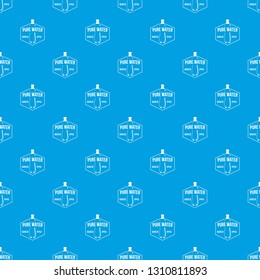 Clean pure water pattern vector seamless blue repeat for any use