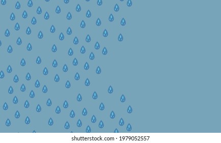 clean raindrops cover part of cloudy sky nature concept wallpaper for design