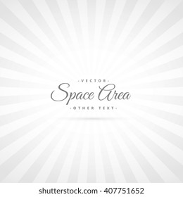 clean rays coming from center of white background
