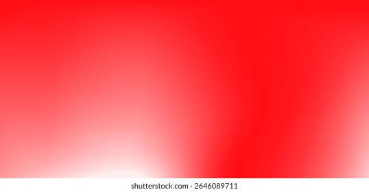 Clean red and white gradient with a bold yet minimal transition, perfect for modern, eye-catching, and abstract vector background designs.