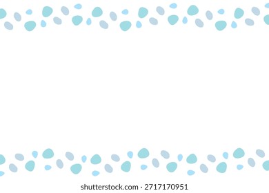 Reinigen und erfrischen Terrazzo Frame Illustration
