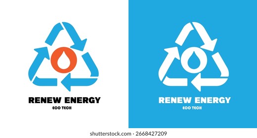 Clean Renewable Energy Logo Design for Sustainable Projects