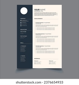 Clean Resume Beautiful Design  3 page (this Frist Page )