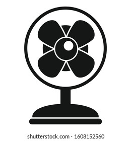 Clean room fan icon. Simple illustration of clean room fan vector icon for web design isolated on white background