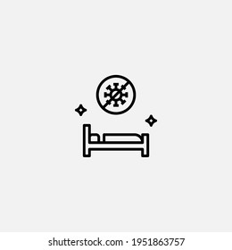 Clean room icon sign vector,Symbol, logo illustration for web and mobile