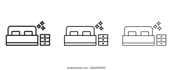 Clean Room icon for Website or Apps Elements, Logo. Pixel vector graphics