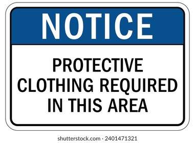 Clean room sign and labels