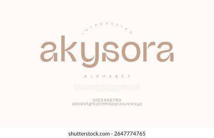 Um sans serif limpo e arredondado com curvas suaves e vibrações futuristas, ideal para tecnologia, branding e design editorial