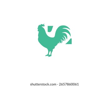 Um design de logotipo limpo e rústico que representa uma fazenda tradicional ou uma empresa agrícola orgânica. O logotipo apresenta elementos naturais como celeiros, tratores, trigo, sol e campos de rolamento, ideal para f