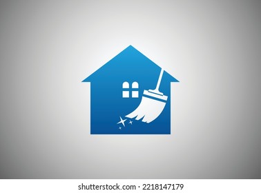 Clean service logo design Vector design concept.