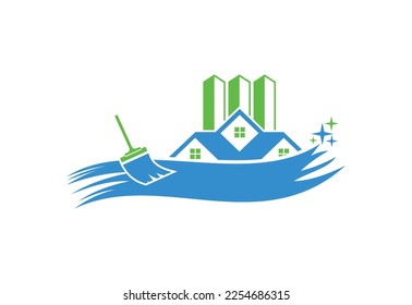 Sauberes Service-Logo-Design, Vektordesign-Konzept