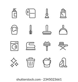 clean set of simple line icons. Collection of web icons for UIUX design. Editable vector stroke 48x48 Pixel Perfect