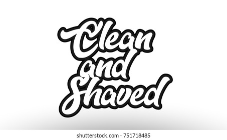 clean and shaved black beautiful graffiti text word expression typography isolated on white background suitable for a logo banner t shirt or brochure design