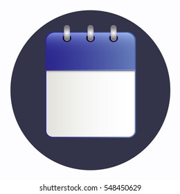 Clean sheet of calendar 