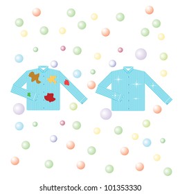 clean shirt, laundry