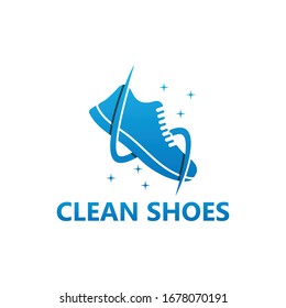 Clean Shoes Logo Template Design