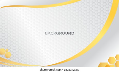 fondo abstracto limpio y simple con patrón hexágono